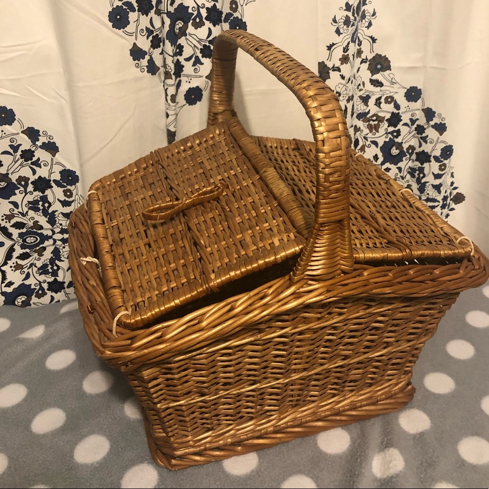 Woven Picnic Basket